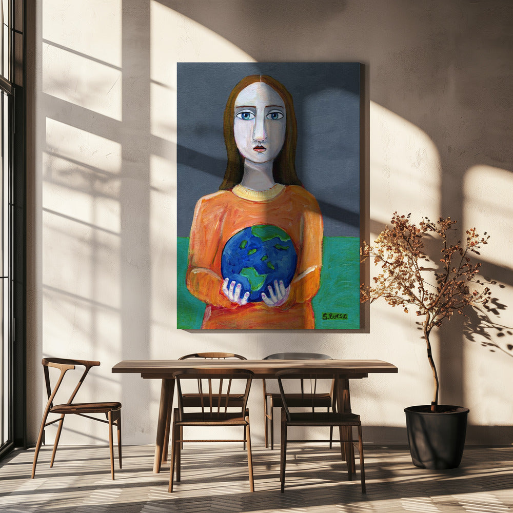 Ze had de wereld in haar handen | Canvas