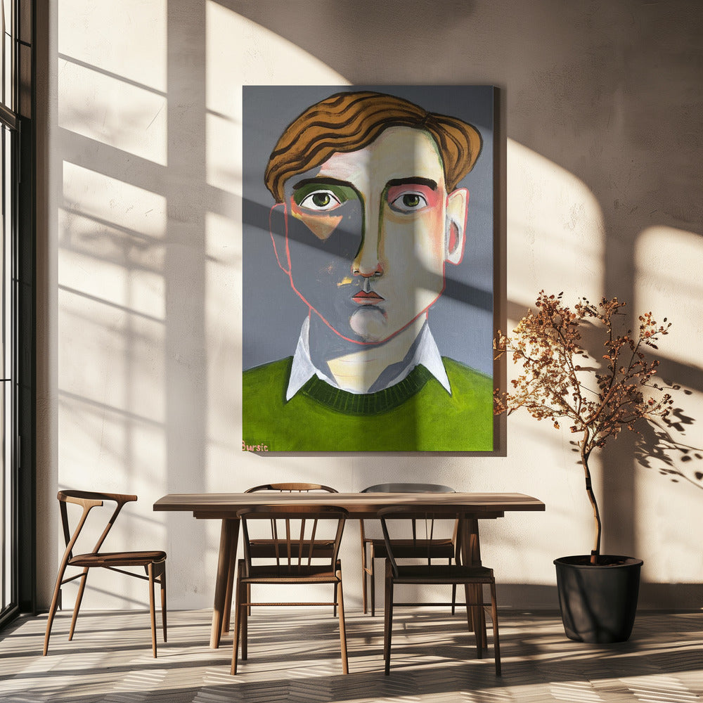 Albert Blending In | Canvas