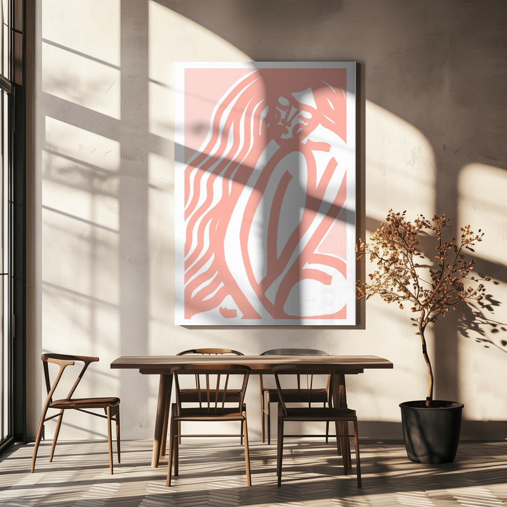 Gebogen sereniteit | Canvas