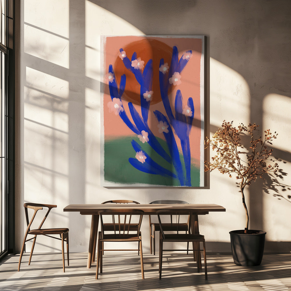 Bloeiende Schemering | Canvas