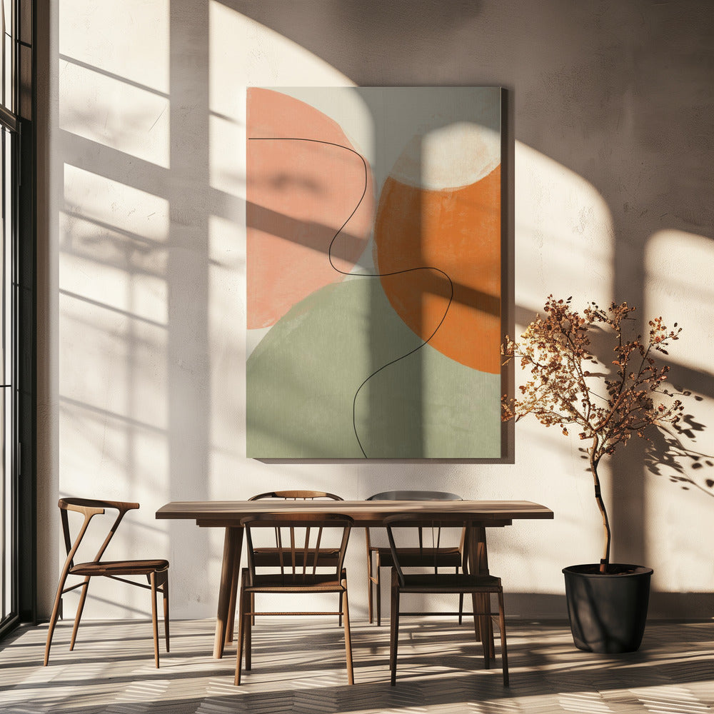 Soft Curves Dance | Canvas