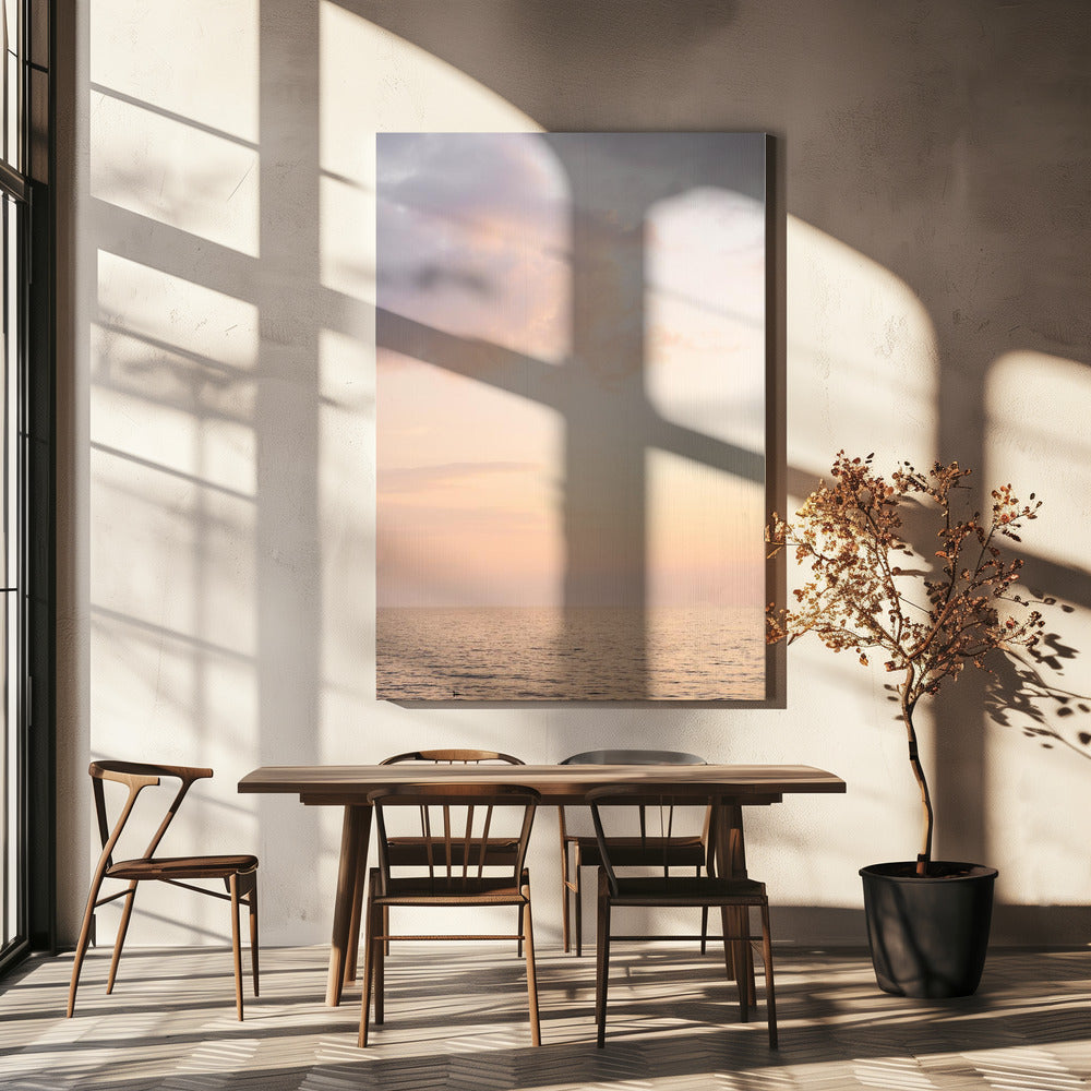 Pastelkleurige zonsondergang | Canvas