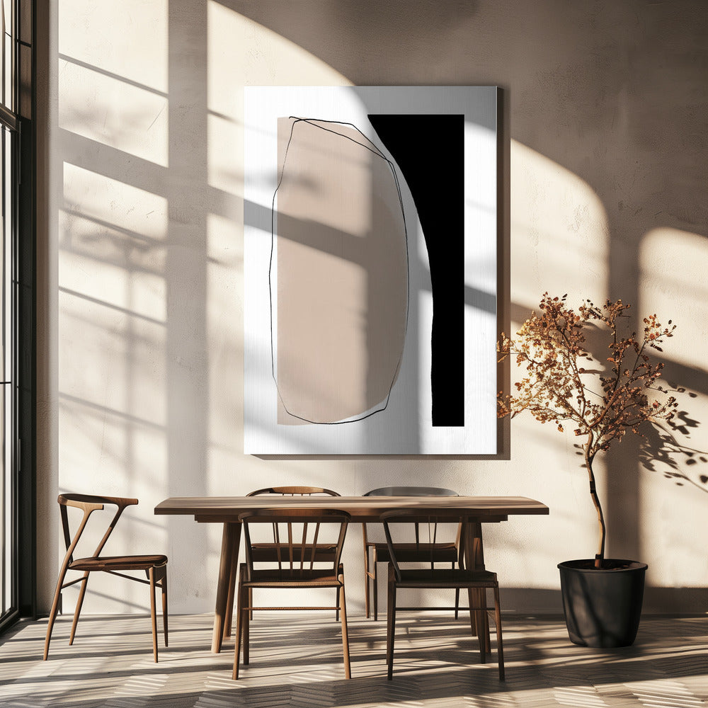 Evenwicht tussen rand en waas | Canvas