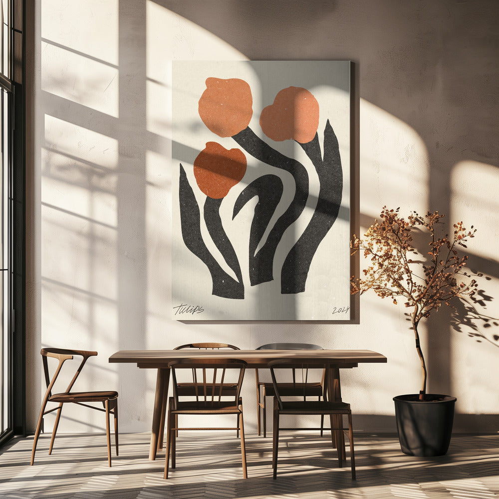 Moderne Bloem 02 | Canvas