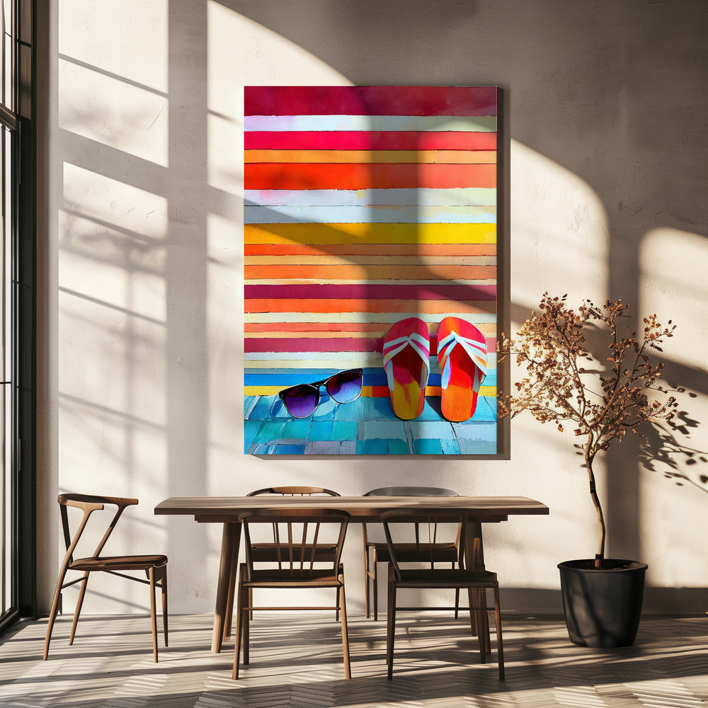 Caribisch leven | Canvas