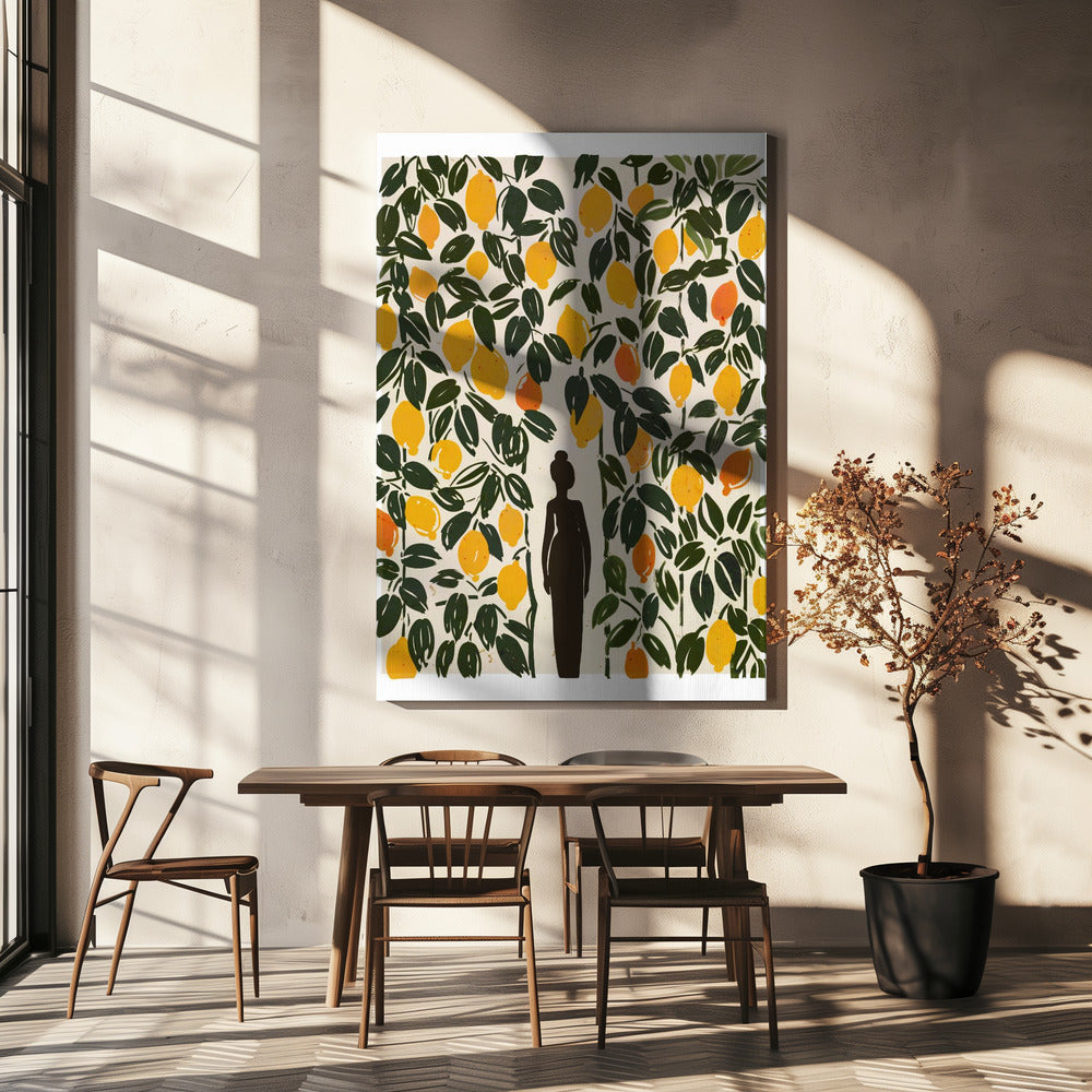 Citroenboomgaard Droom | Canvas
