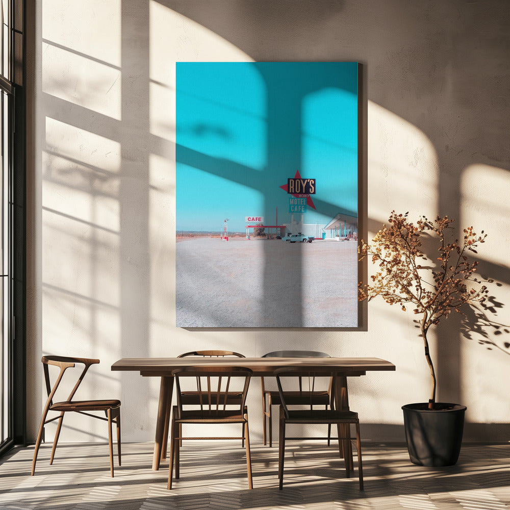 Roy's Motel Cafe Vintage Bord | Canvas
