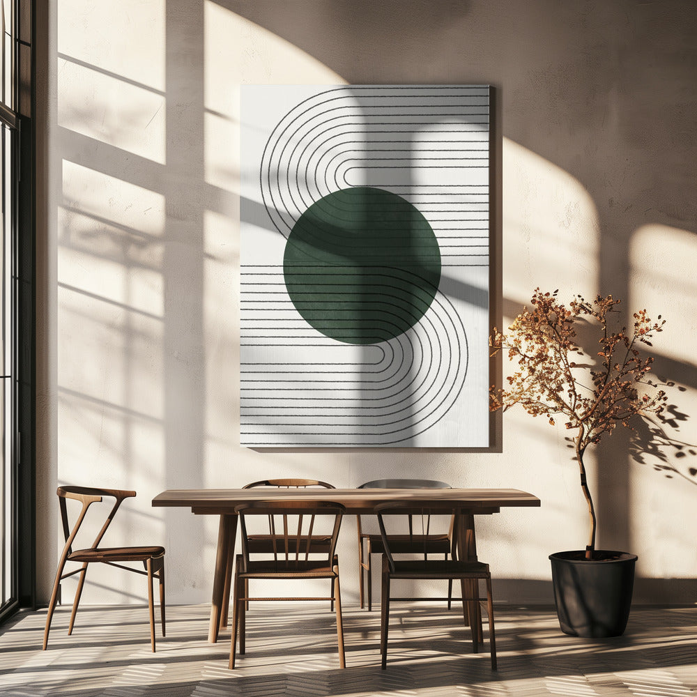 Gebogen Harmonie | Canvas