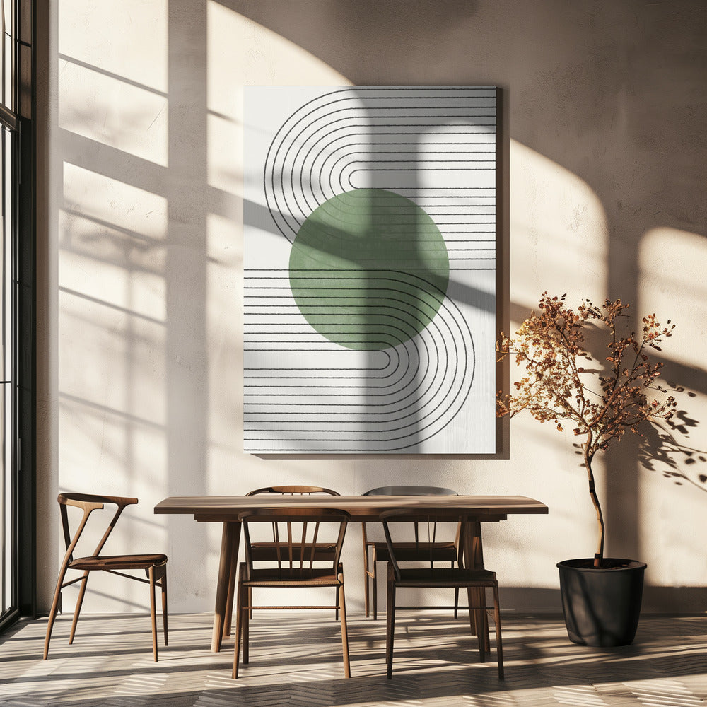 Gebogen Harmonie | Canvas