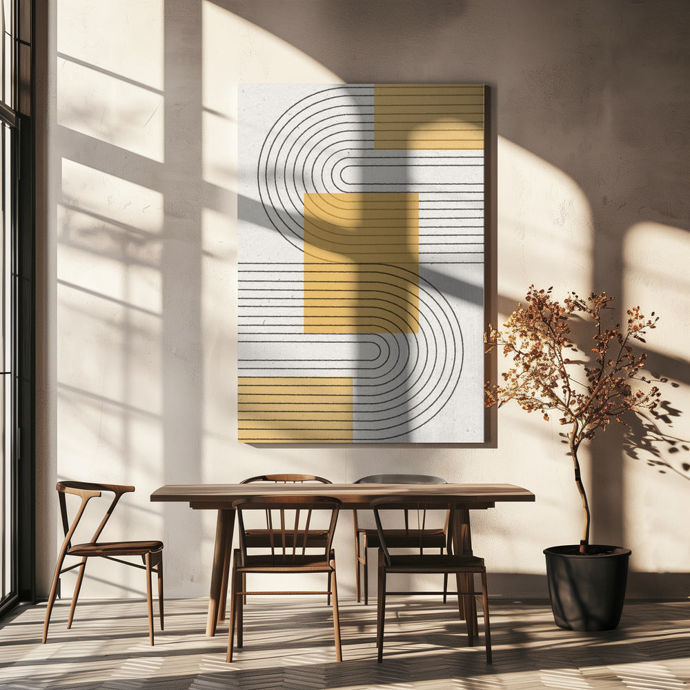 Gebogen Harmonie | Canvas