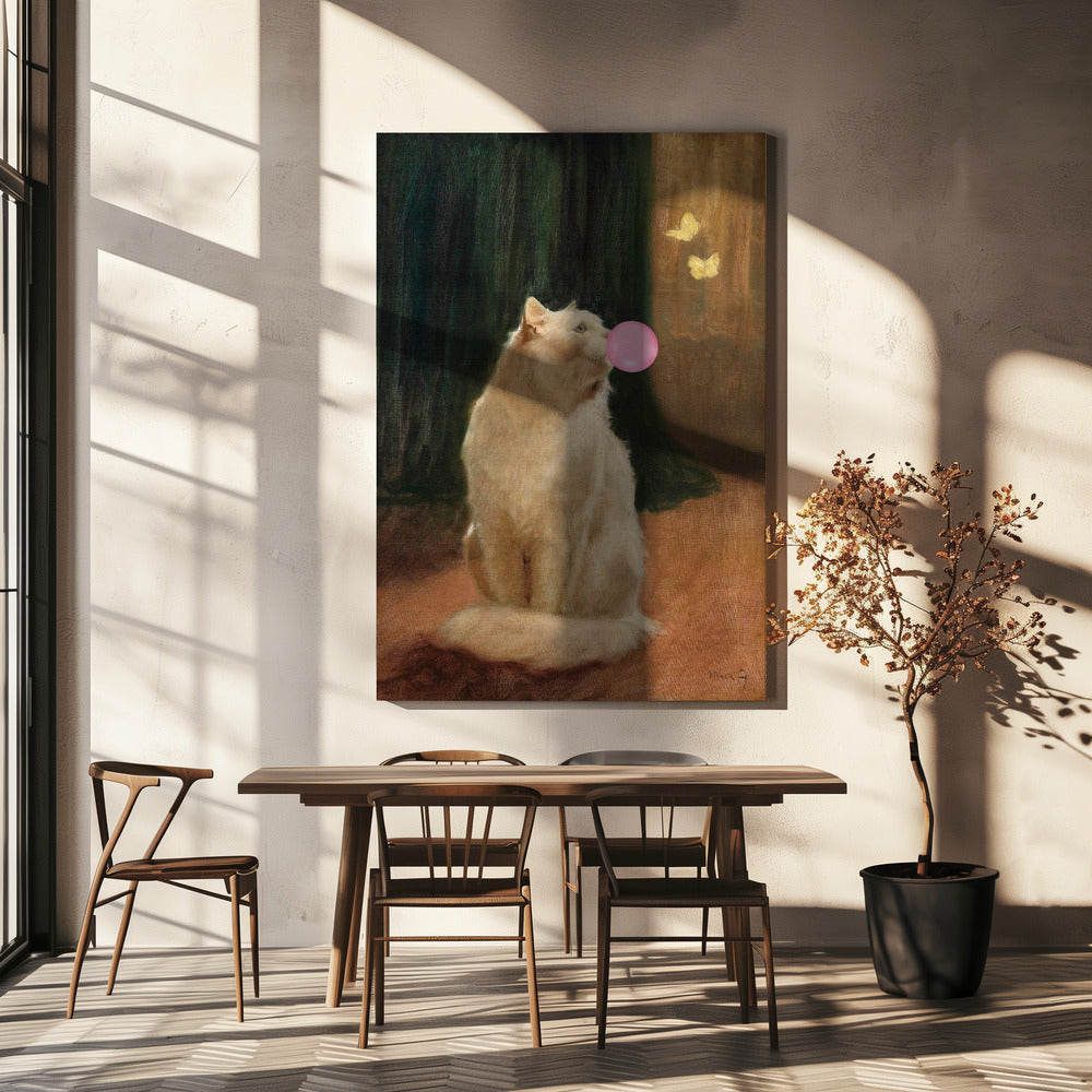 Bubble Gum en Kat | Canvas