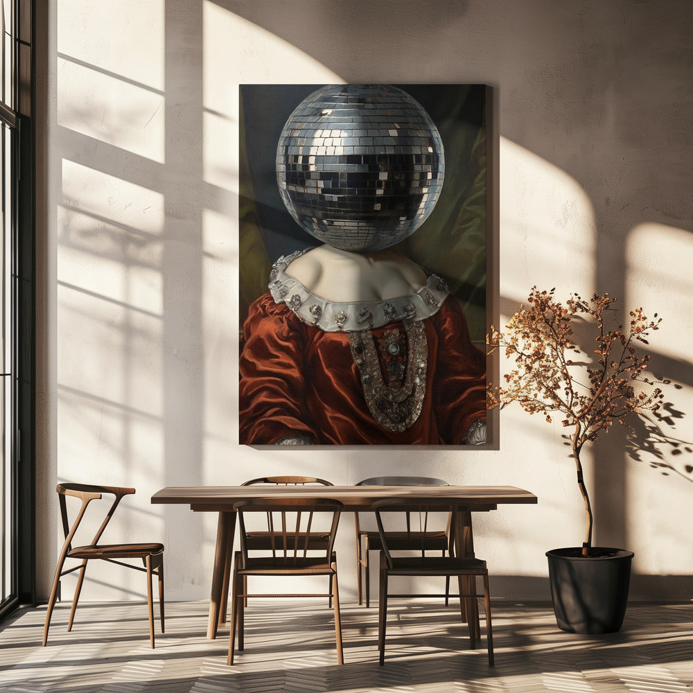 Antieke discobal | Canvas