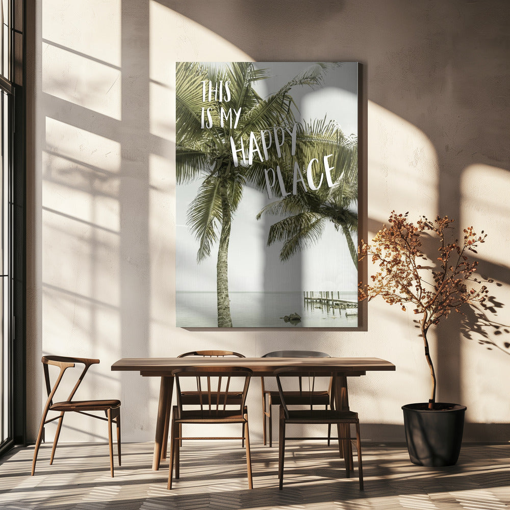 Dit is mijn geluksplek | Oceanview | Canvas