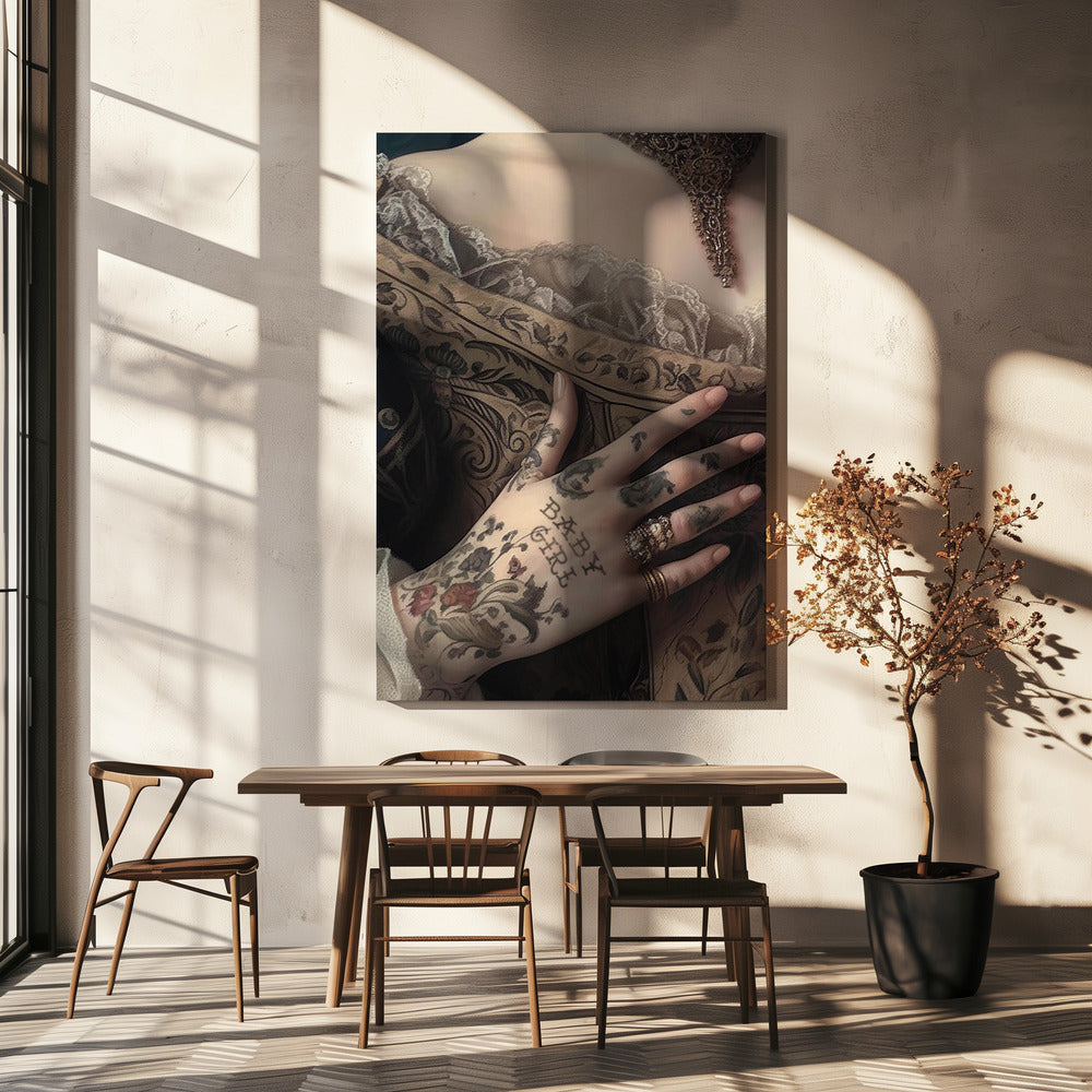 Babymeisje | Canvas