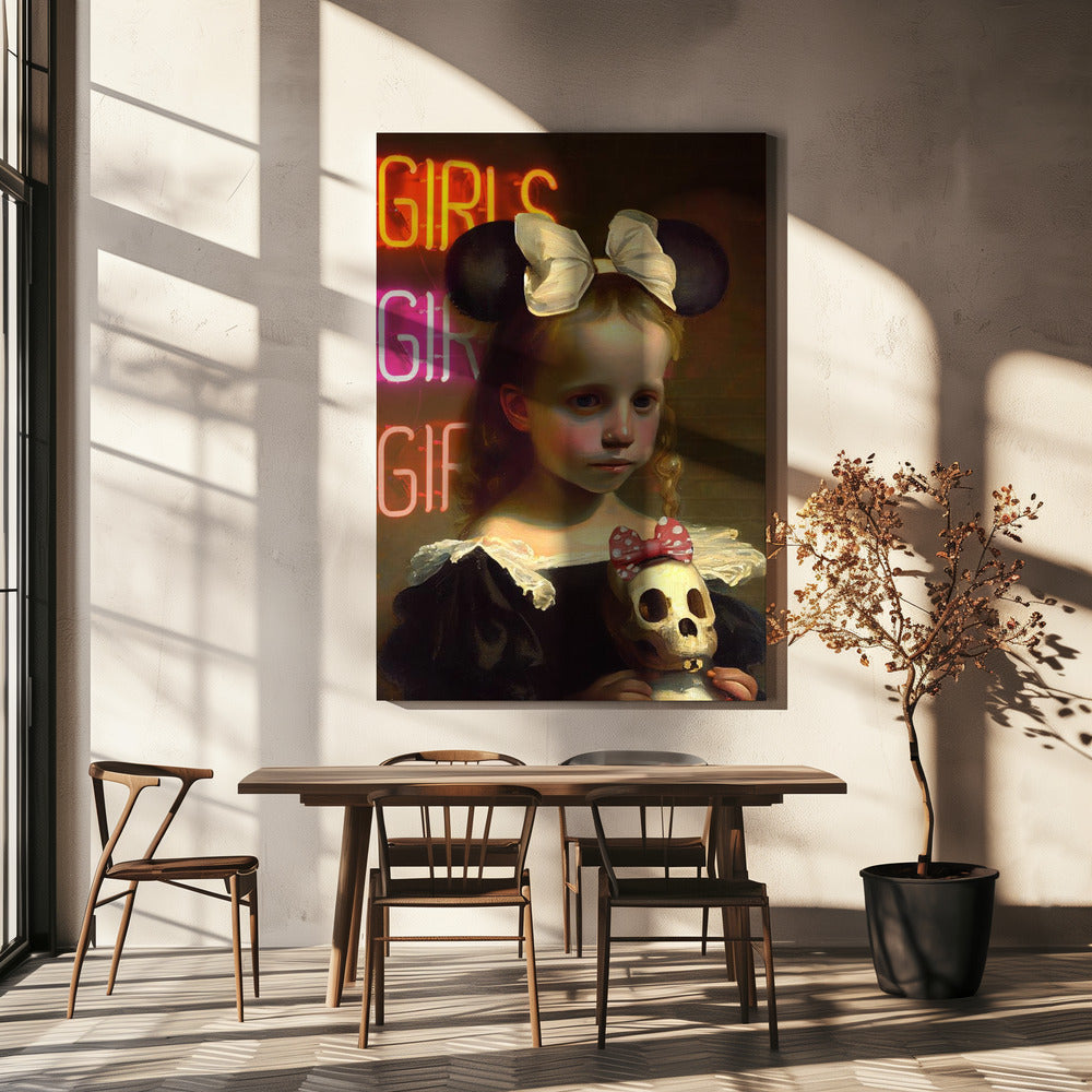 Meisjes willen gewoon plezier hebben | Canvas