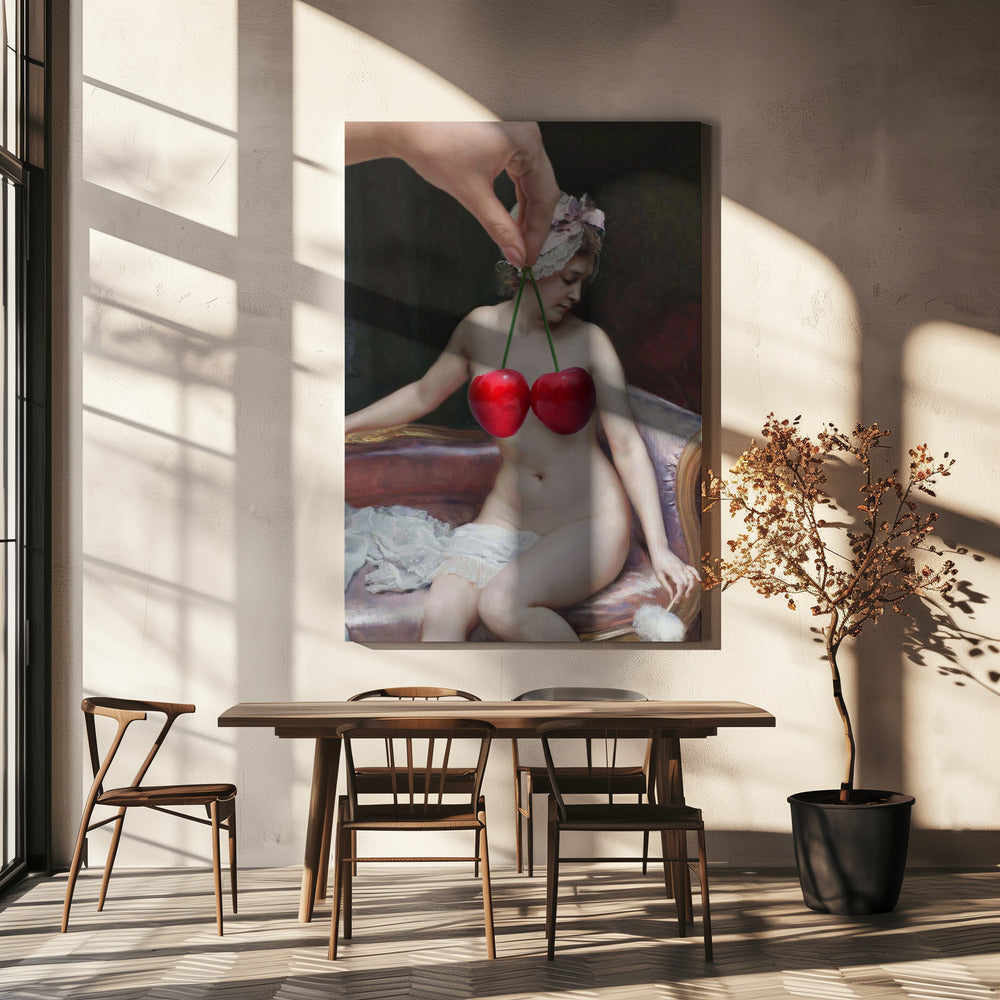 Mijn Kleine Kersen #1 | Canvas
