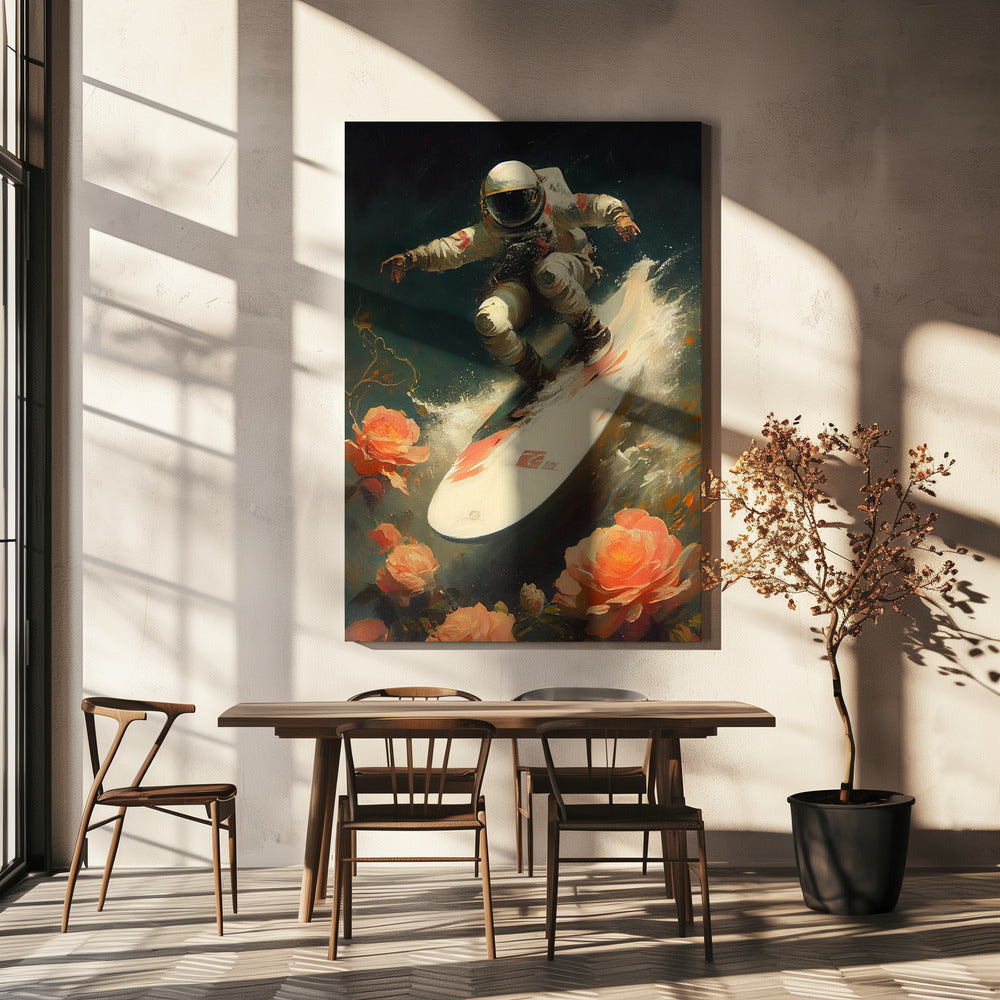 Mijn Space Wave | Canvas