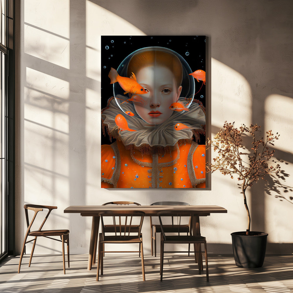 De Prinses van de Diepzee | Canvas