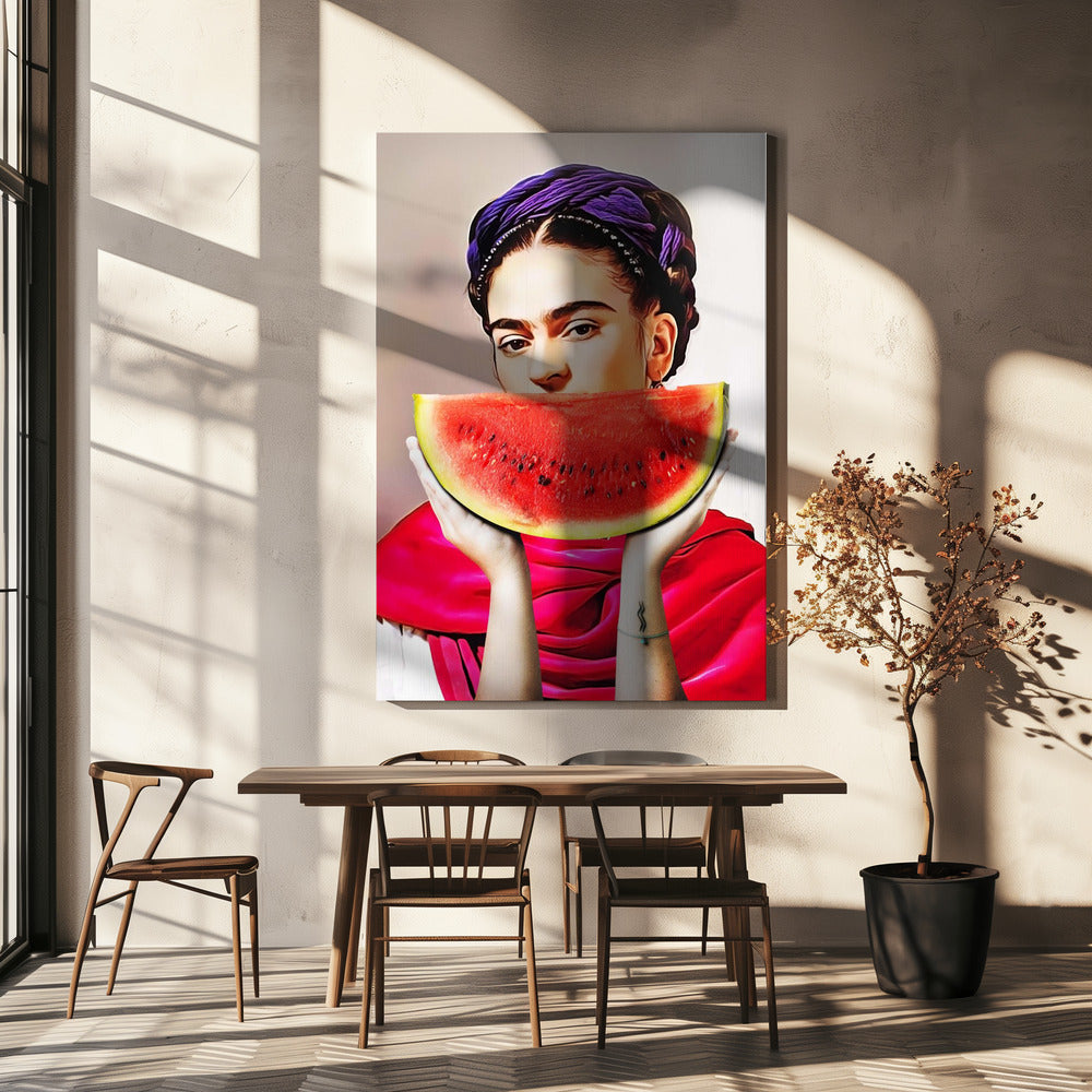 Watermelon Frida | Canvas