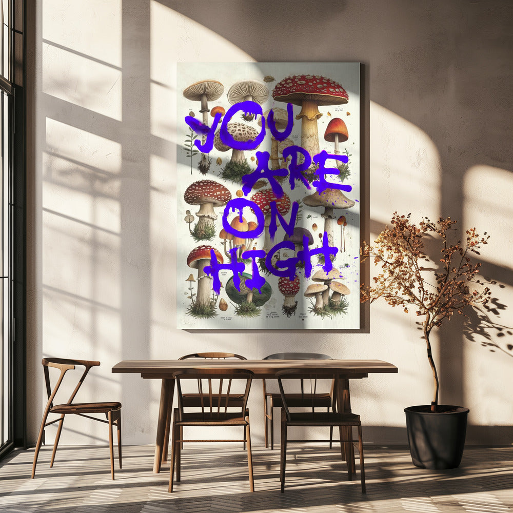 Je bent hoog | Canvas