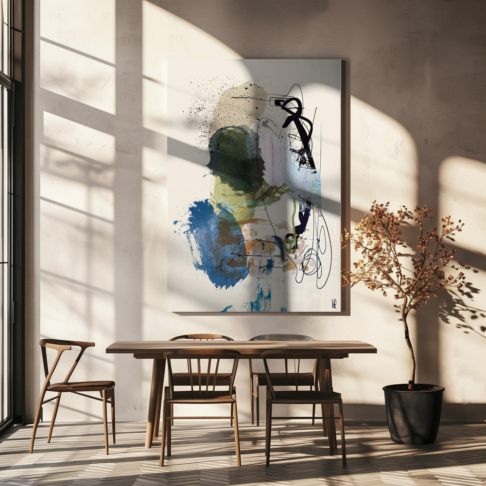 Tweeling Abstract | Canvas
