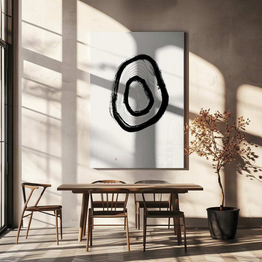 The Rings Of Suminagashi | Canvas