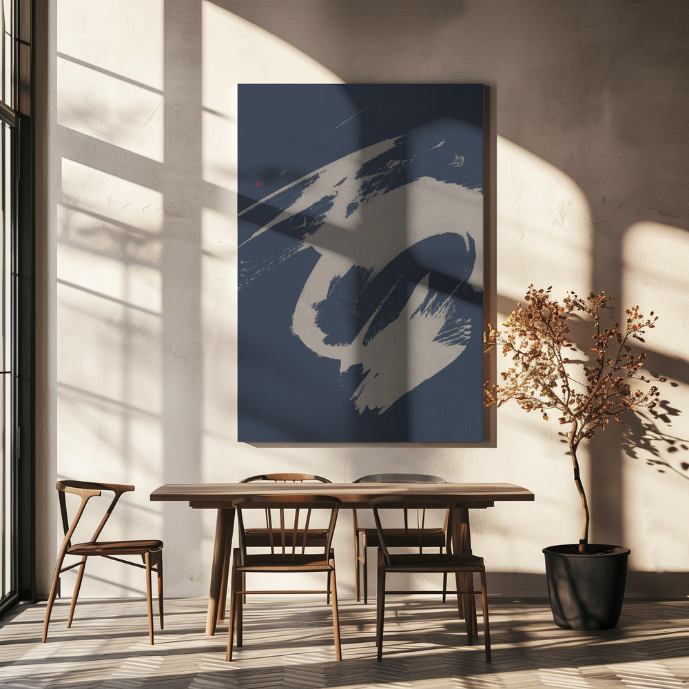 In een haast | Canvas