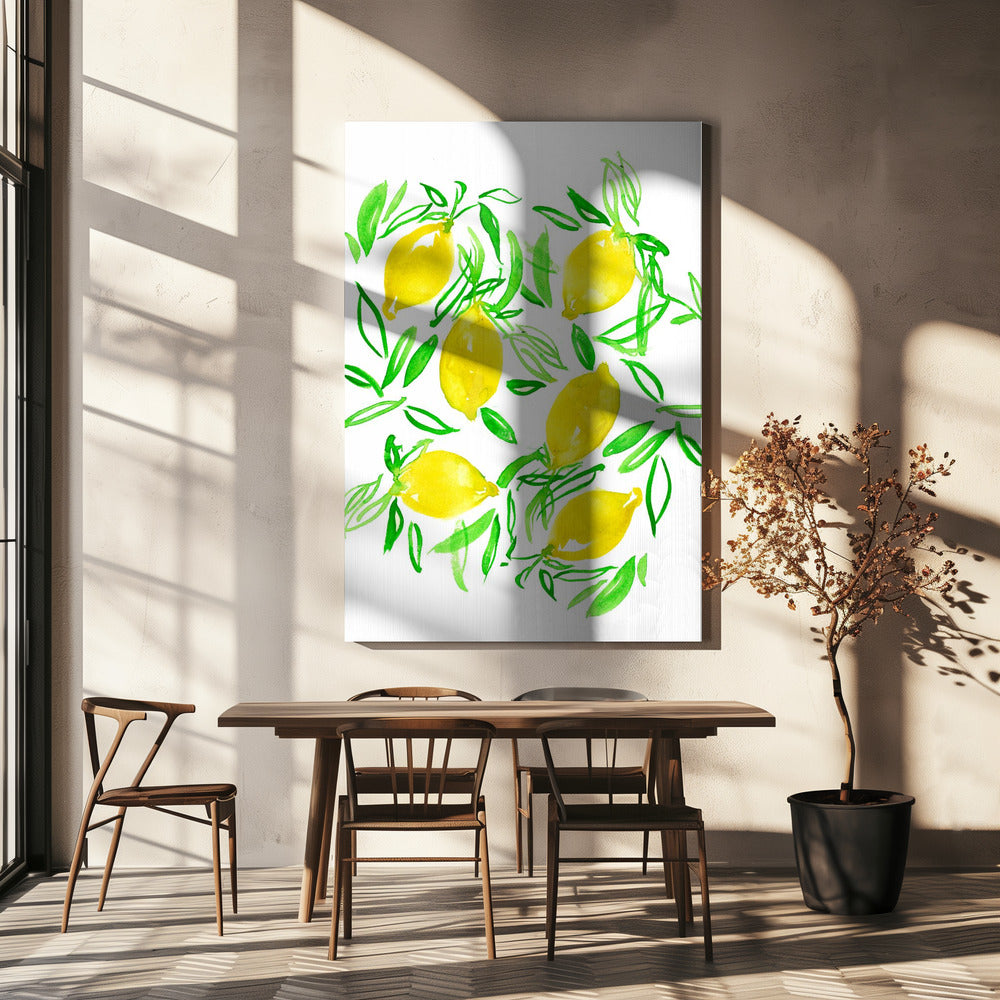Citroenen | Canvas