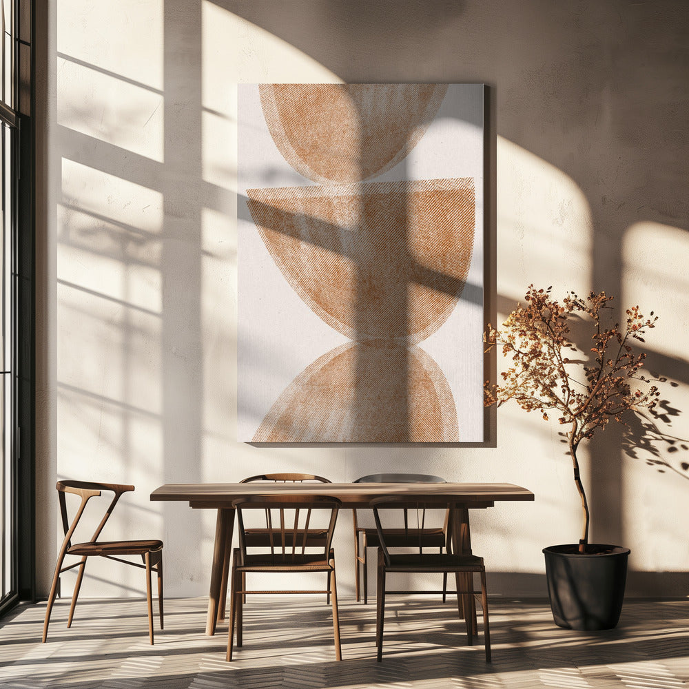 Halve reflectie | Canvas