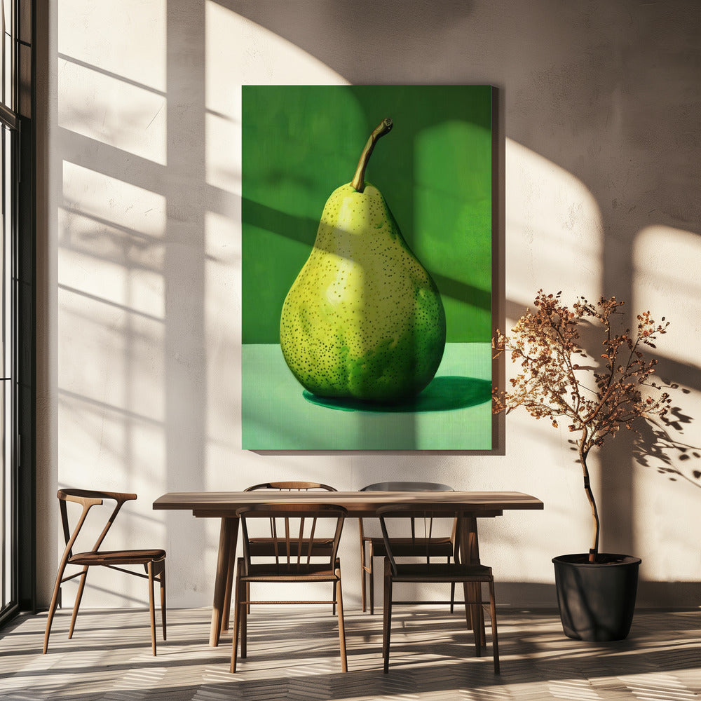 Groene Peer | Canvas