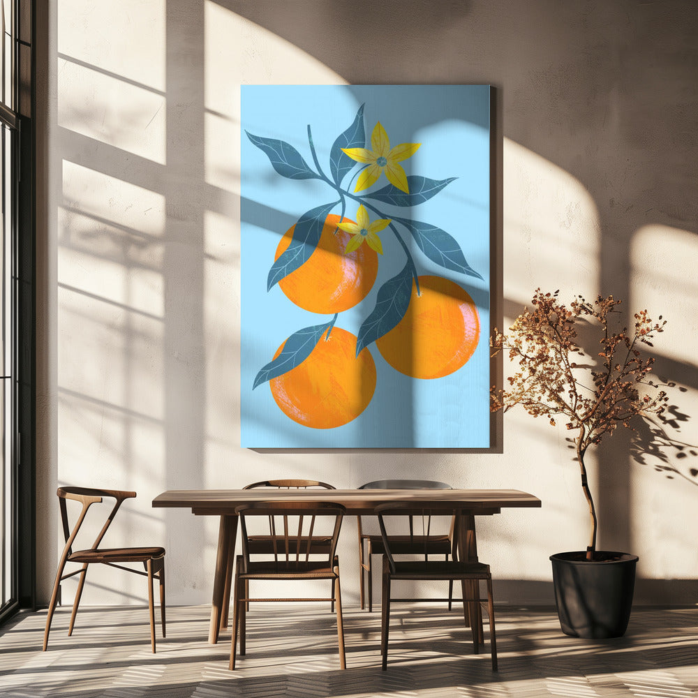 Oranje Tak | Canvas