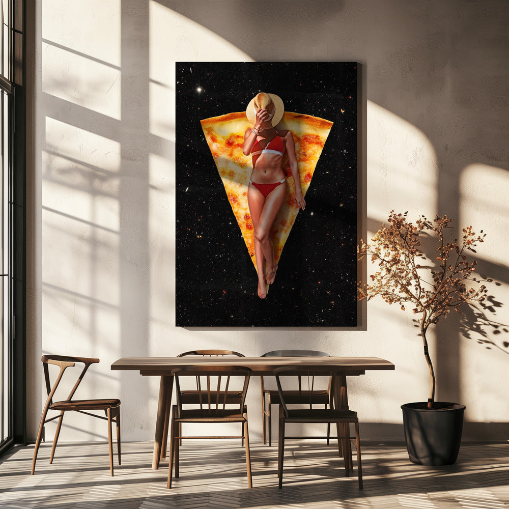 Pizza Zonnebrand | Canvas