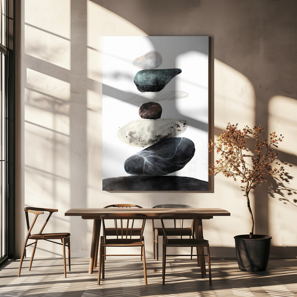 Stenen van het strand | Canvas