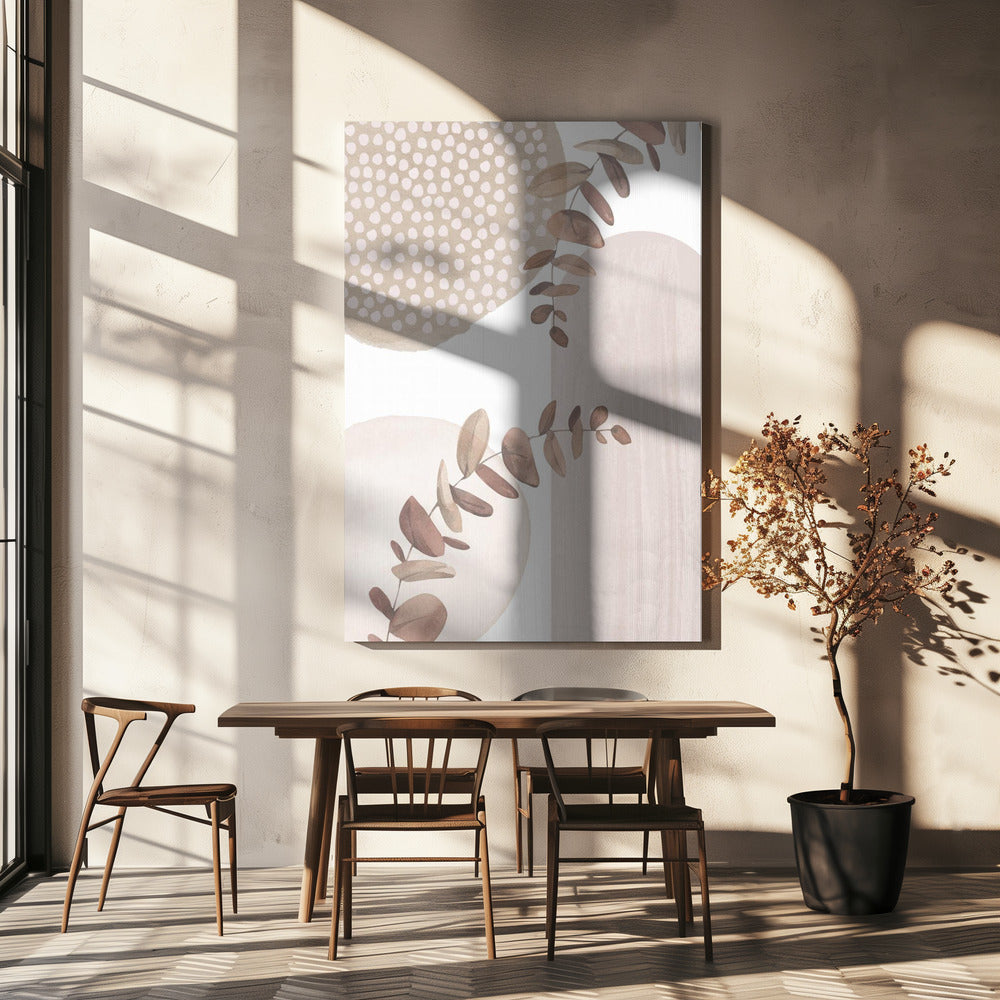 Boho in neutraal 1 | Canvas