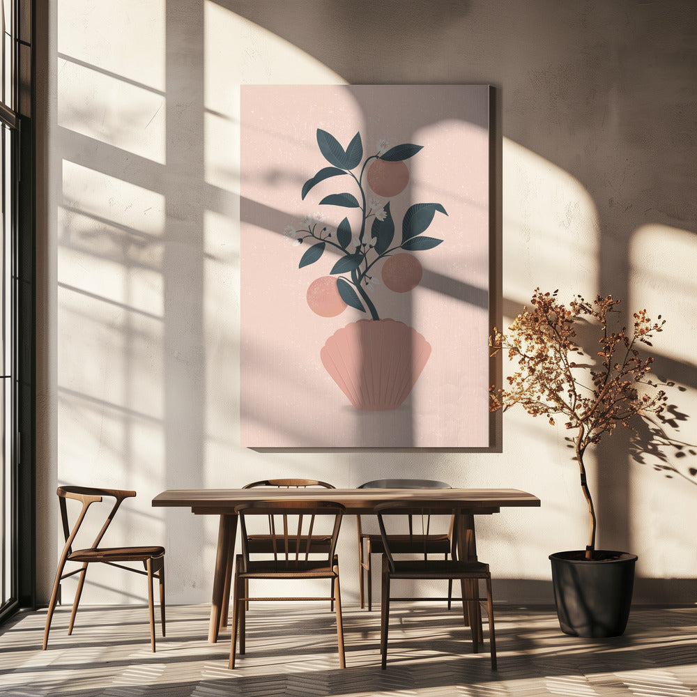 Tangerine Shell | Canvas