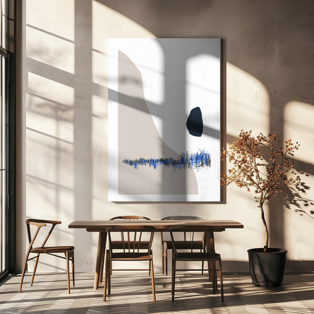 Abstract minimalistisch kunstwerk | Canvas