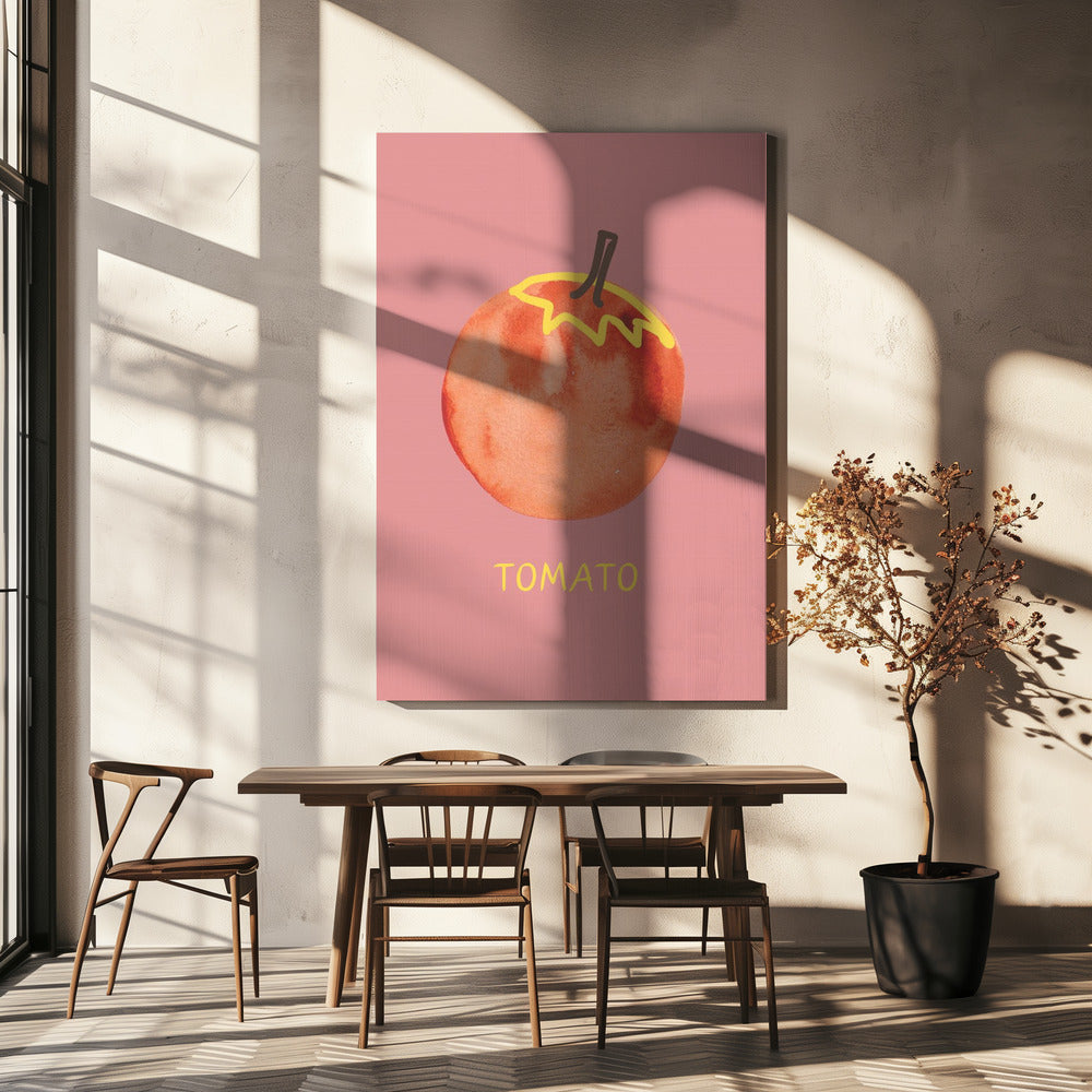 Tomato in Pink | Canvas