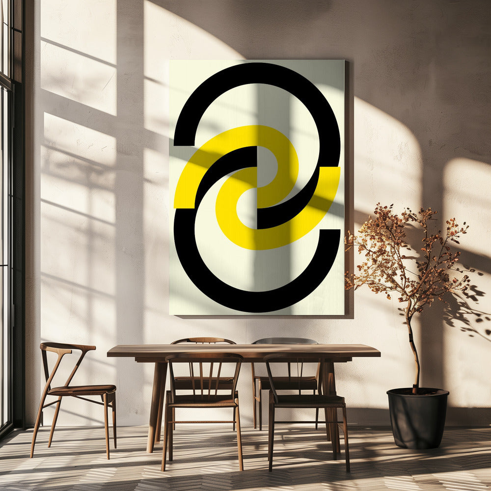 Verweven cirkels | Canvas