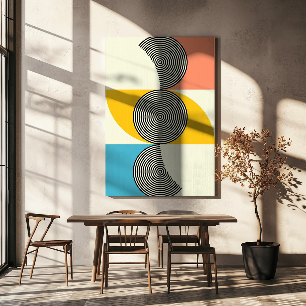 Cirkels in harmonie | Canvas