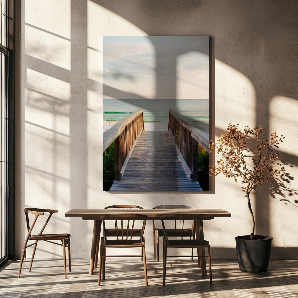 Pastel Oceaan Zonsondergang VIII | Canvas