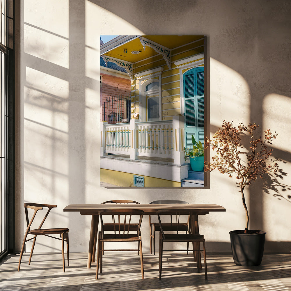 Architectuur van New Orleans IV | Canvas