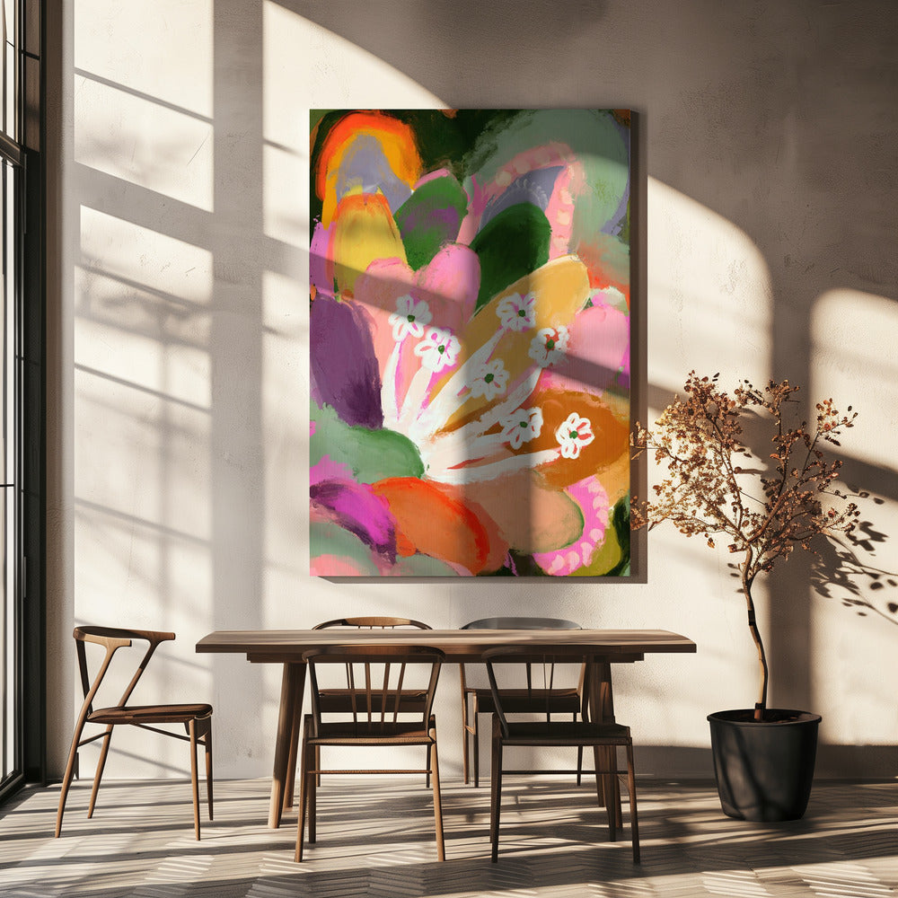 Bloeiende Fluisteringen | Canvas