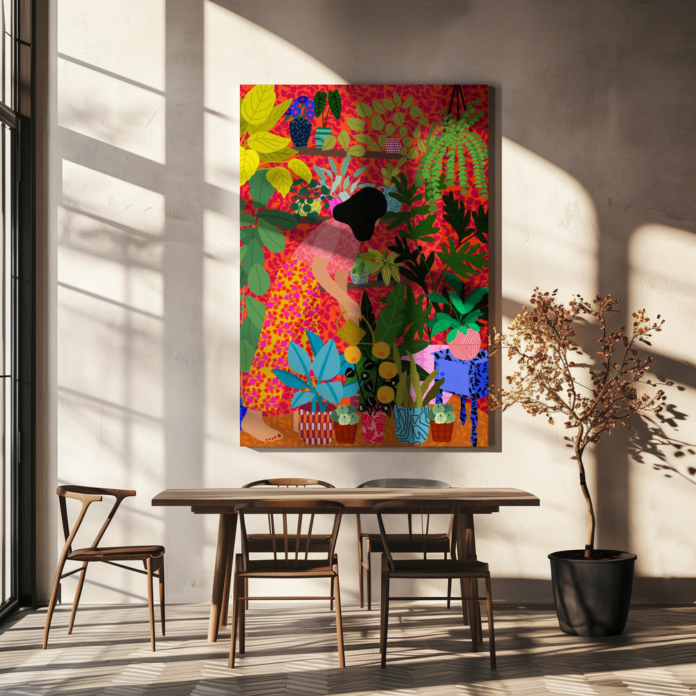 Watering My Plants | Canvas