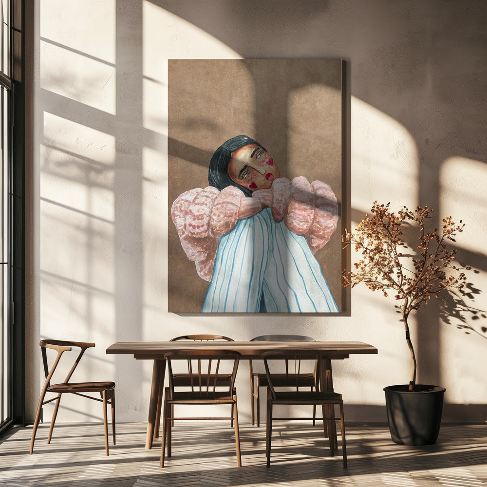 Dromend meisje | Canvas