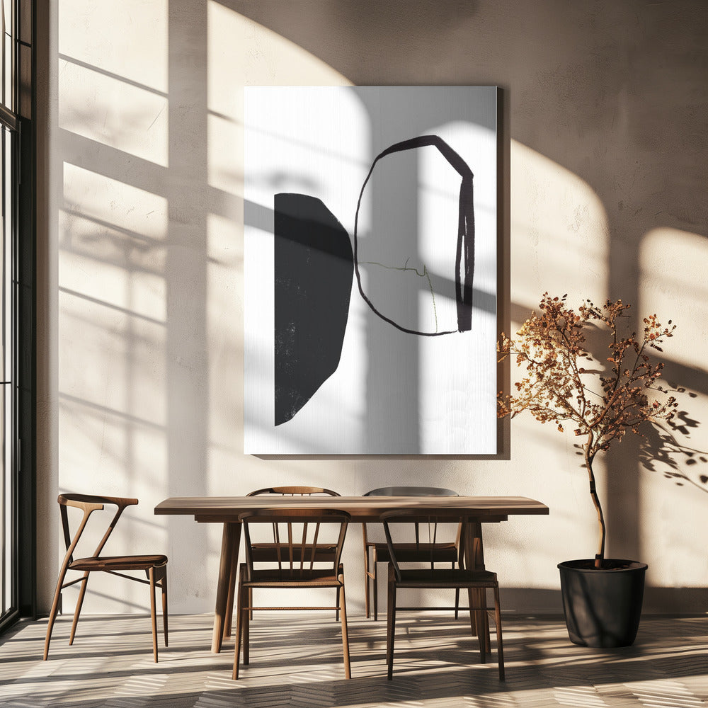 Geometric Shapes And Contrasting Colors | Canvas