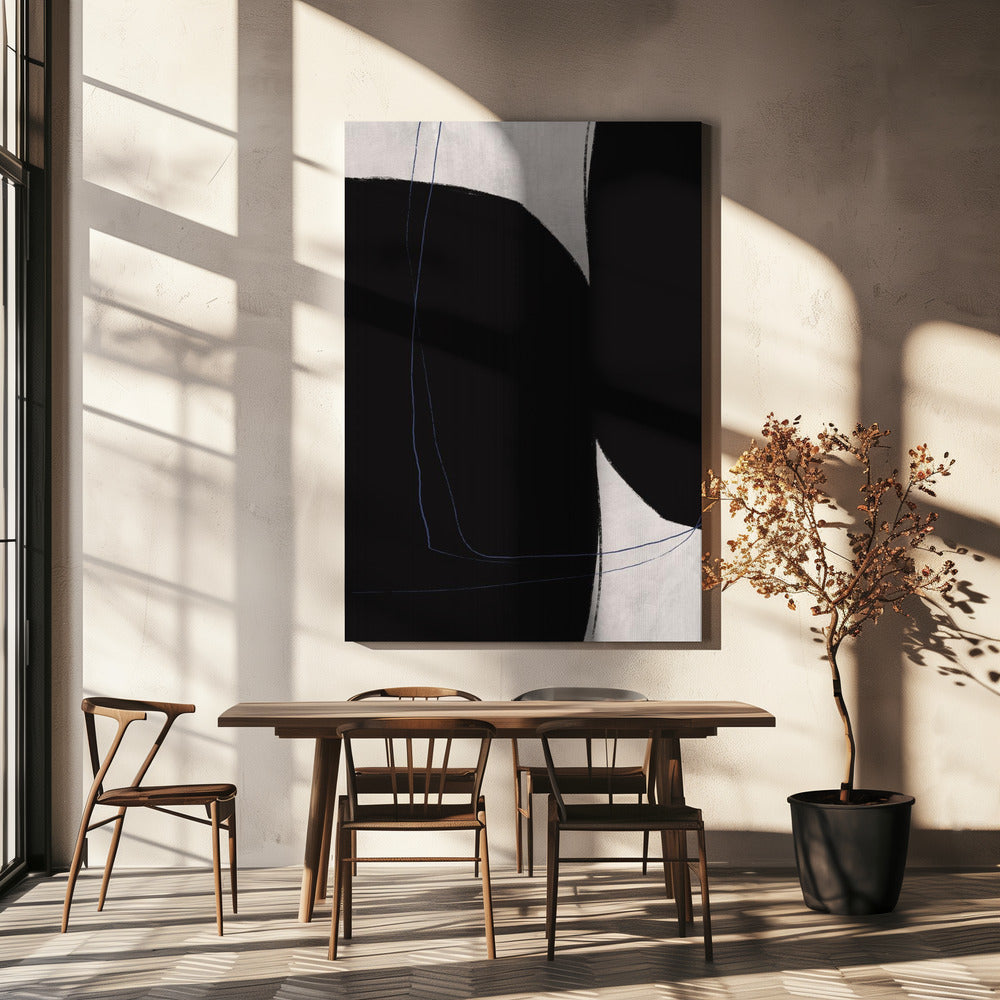 Black And White Geometric Shapes | Canvas