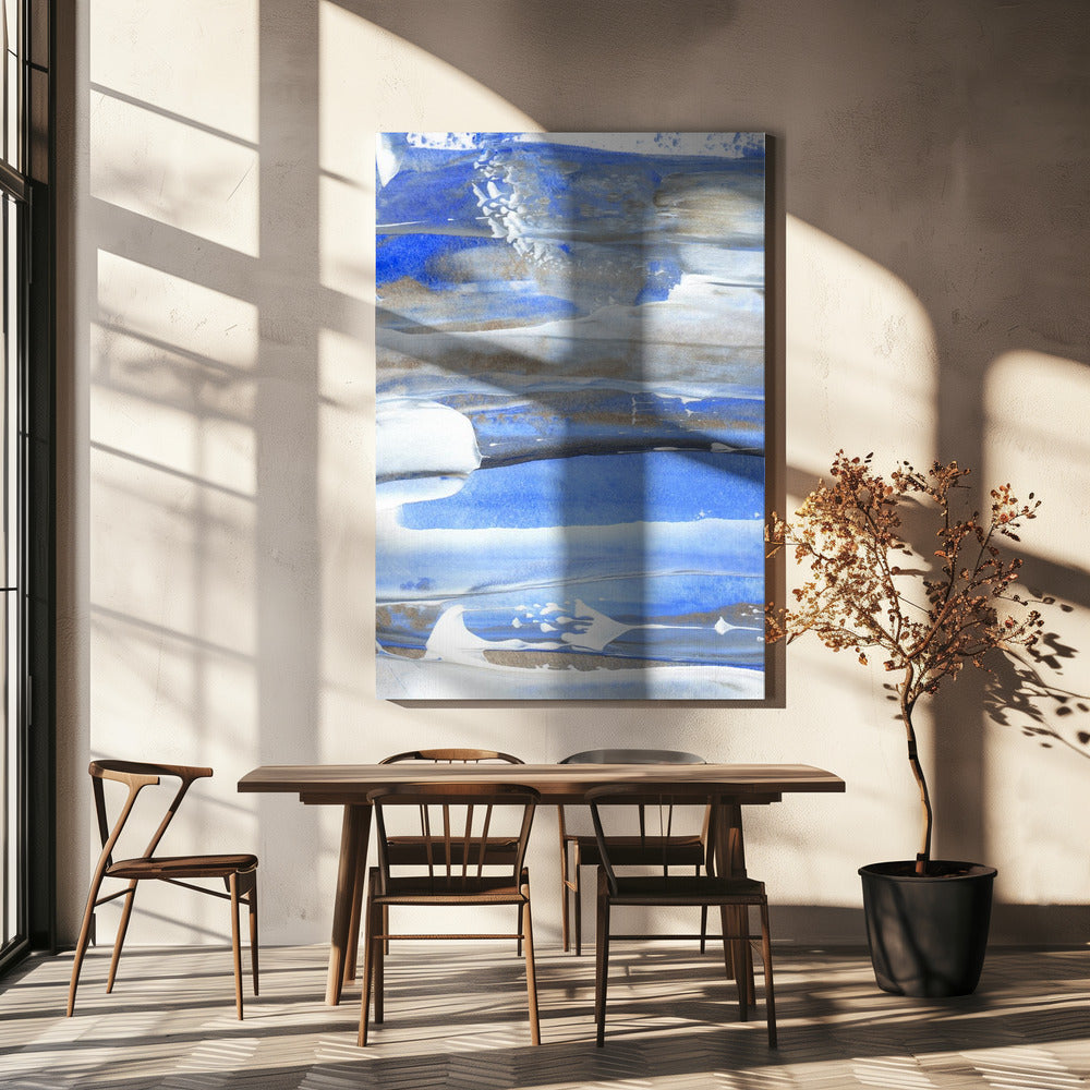 Dynamic Colorful Brushstrokes | Canvas