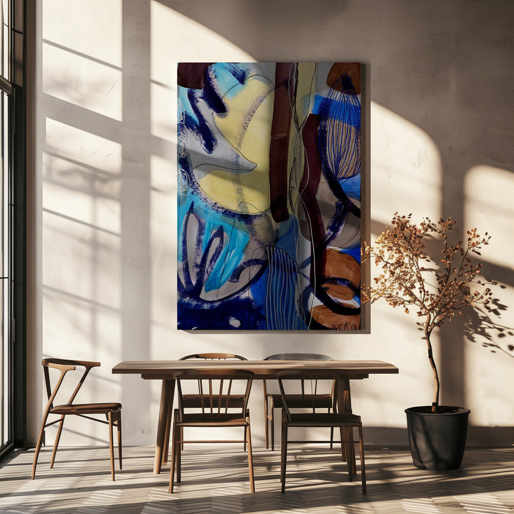Kleine Vis, Grote Vis I | Canvas