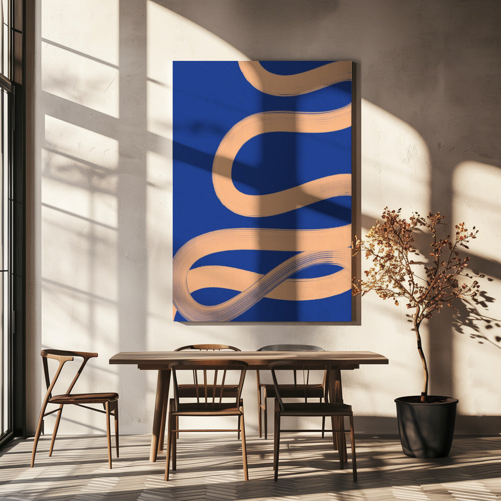 Vloeiende harmonie | Canvas