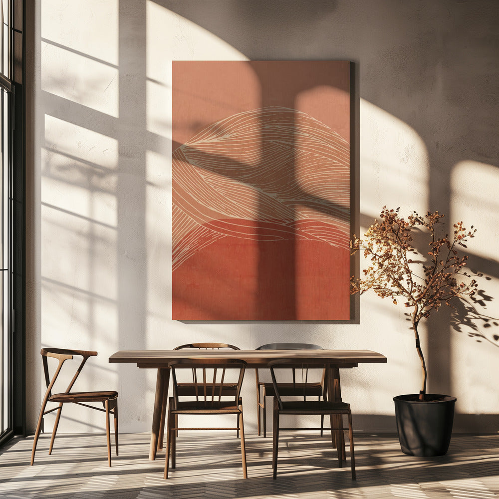 Abstract Van de weg | Canvas